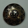 X694 Victorian gold and tortoiseshell pique brooch, circa 1870