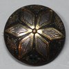 X698 Victorian gold and tortoiseshell pique brooch, circa 1870