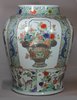 X703 Fine large famille verte baluster vase, Kangxi (1662-1722)