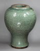 X714 Longquan celadon vase, 14th century, height: 11.25in.