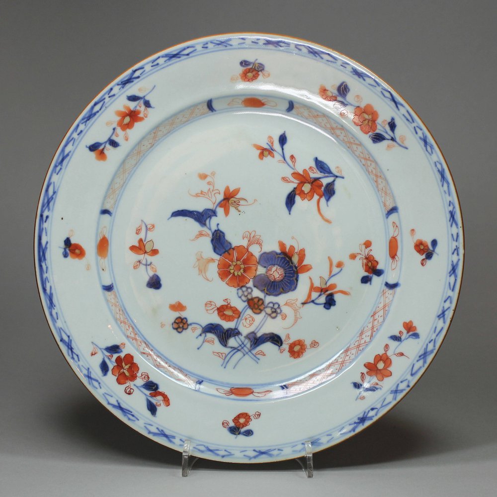 X74 Imari plate, Qianlong (1736-95)