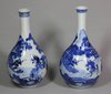 X742 Pair of Chinese blue and white vases, Kangxi (1662-1722)