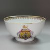 X767 Famille rose armorial bowl, Qianlong (1736-95)