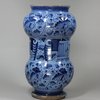 X971 Venetian blue maiolica albarello / drug jar, 17th century
