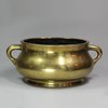 Y1 Cast bronze censer, 18th/19th century, with two loop handles