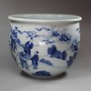 Y144 Blue and white jardinière, Kangxi (1662-1722)