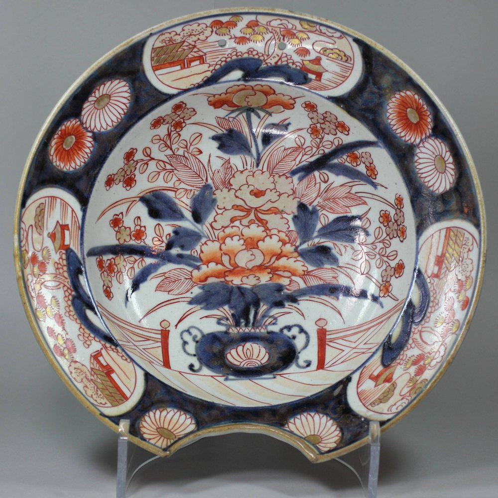 Y195 Japanese imari barber's bowl, Edo Period (1603-1868)