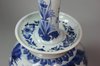 Y248 Chinese blue and white transitional candlestick, Chongzhen (1628-43), decorated with, height: condition:
