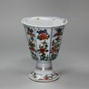 Y313 Famille verte octagonal stem cup, Kangxi (1662-1722)