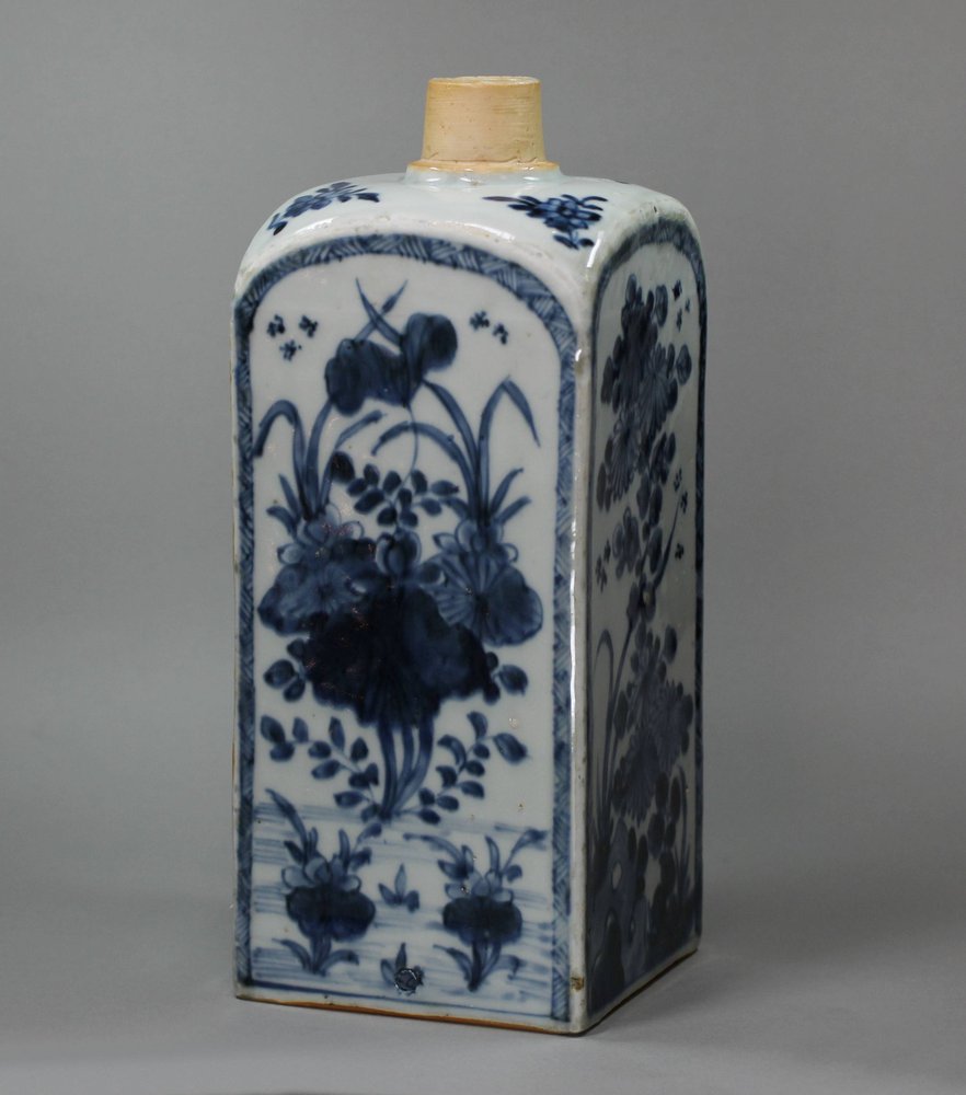 Y322 Blue and white flask, 18th century
