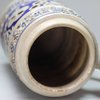 Y348 German Westerwald stoneware tankard with pewter cover