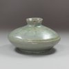 Y382 Korean celadon stoneware oil bottle