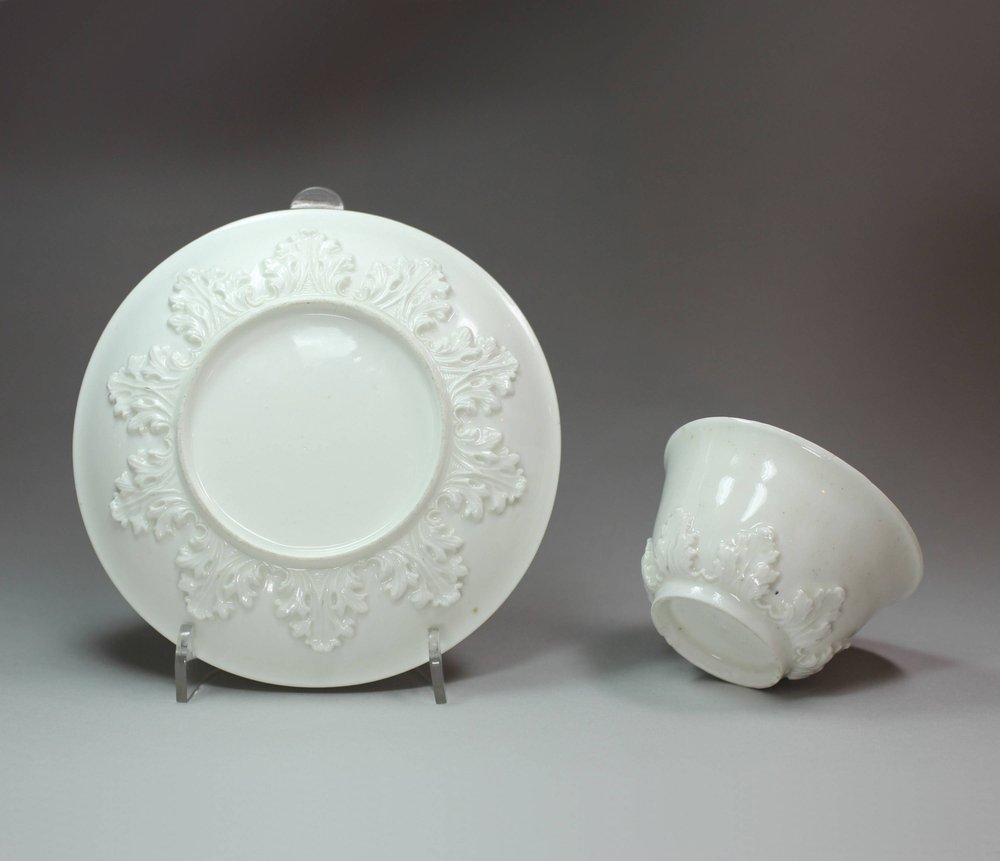 Y413 Meissen Böttger porcelain teabowl and saucer