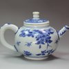 Y445 Blue and white teapot and cover, circa 1640
