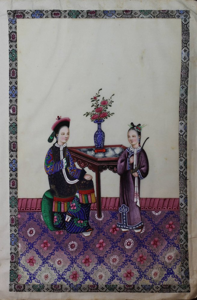Y456 Painting on rice paper, 19th century