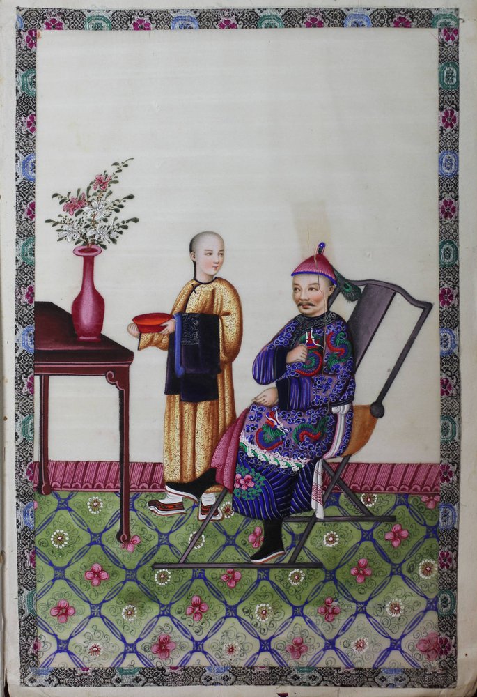 Y460 Painting on rice paper, 19th century