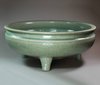 Y510 Large Chinese Longquan celadon censer, 15th century