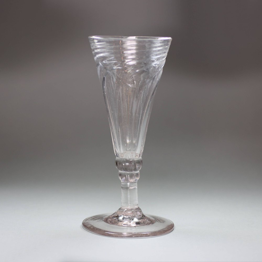 Y641 English ale glass, late 18th century