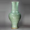 Y663 Celadon yenyen vase, Ming dynasty (1368-1626)