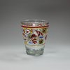 Y682 Bohemian glass tapered beaker, mid 18th century