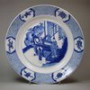 Y729 Blue and white plate, Kangxi (1662-1722)