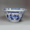 Y749 Blue and white bowl, Kangxi mark and period (1662-1722)