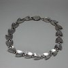Y774 Georg Jensen silver 'Flat Tulip' necklace, 20th century