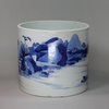 Y79 Blue and white bitong, Kangxi (1662-1722)
