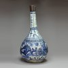 Y800 Safavid blue and white bottle vase, Ardabil circa 1670