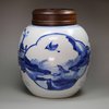 Y894 Blue and white ginger jar, Kangxi (1662-1722)