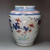 Y974 Small Japanese Kaiemon ovoid vase, c. 1700