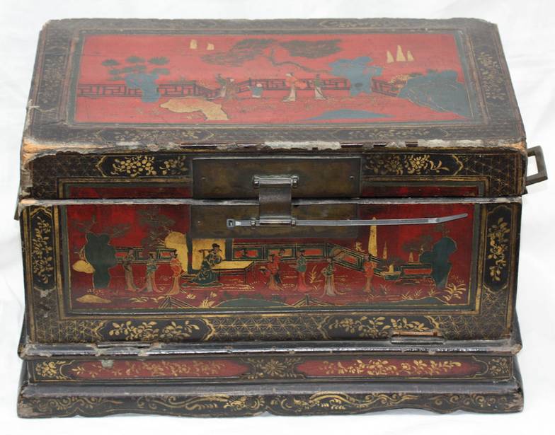 Lacquered Wooden Box, Late Ming, Early 17th Century